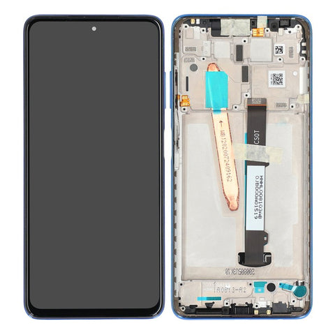Xiaomi Poco X3 NFC (M2007J20CG) LCD Display + Touchscreen + Frame - 560002J20C00 - Blue
