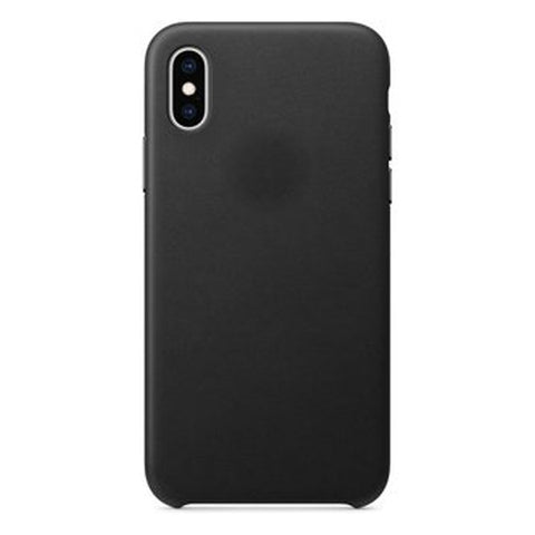 Apple iPhone 8/iPhone SE (2020) - Leather Case - Black