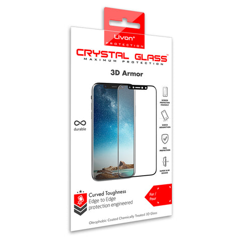 Livon  Samsung SM-A320F Galaxy A3 2017 Tempered Glass 3D Armor White