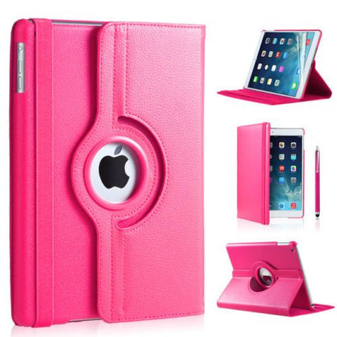 Apple iPad Air 2 - Book Case 360 Degrees - Dark Pink