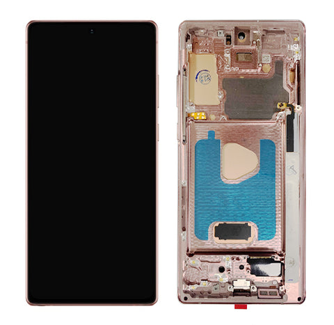 Samsung SM-N980F Galaxy Note 20/SM-N981F Galaxy Note 20 5G LCD Display + Touchscreen + Frame - Oled - Bronze