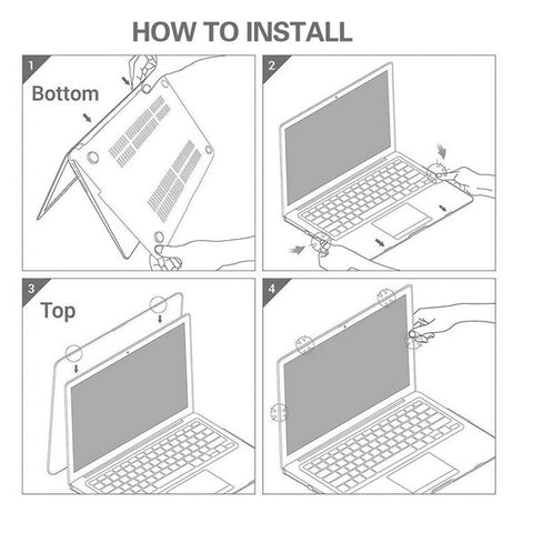 Durable Shield Case Protector - For Apple MacBook -15,4" - Clear