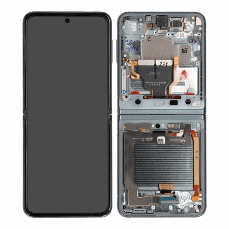 Samsung SM-F711B Galaxy Z Flip 3 LCD Display + Touchscreen + Frame - GH82-26273C/GH82-26274C - Green