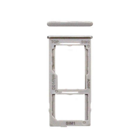 Samsung SM-A426B Galaxy A42 5G Simcard holder + Memorycard Holder GH64-08247B White/Grey