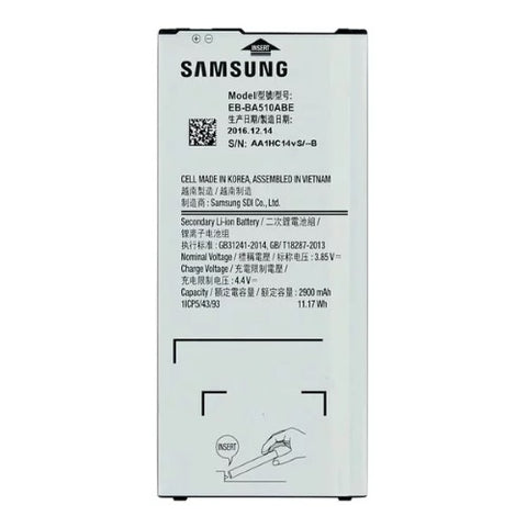Samsung A510F Galaxy A5 2016 Battery 2900mAh - EB-BA510ABE - GH43-04563B