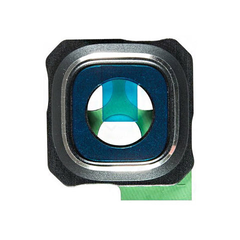 Samsung G928F Galaxy S6 Edge Plus Camera lens Frame + Camera Lens - GH98-37690D + GH64-05088A Silver