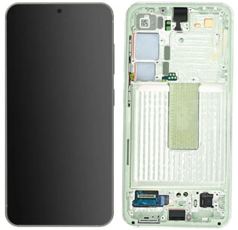Samsung SM-S911B Galaxy S23 LCD Display + Touchscreen + Frame - GH82-30480F/GH82-30481F/GH82-31001F - Lime