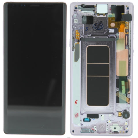Samsung N960F Galaxy Note 9 LCD Display + Touchscreen + Frame GH97-22269F White