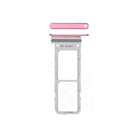 Samsung N970F Galaxy Note 10 Simcard holder + Memorycard Holder (Single-SIM) Aura Pink