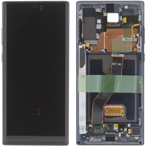 Samsung N975F Galaxy Note 10 Plus/SM-N976B Galaxy Note 10 Plus 5G LCD Display + Touchscreen + Frame - GH82-20838A/GH82-20900A - (Self-Assembled)  - Aura Black