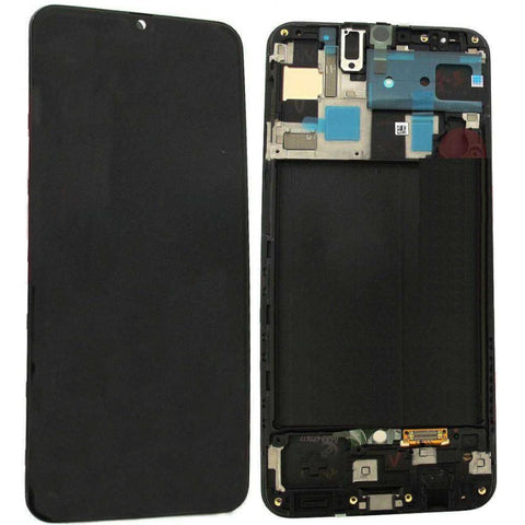 Samsung SM-A505F Galaxy A50 LCD Display + Touchscreen + Frame GH82-19204A/GH82-19713A/GH82-19714A/GH82-19289A Black
