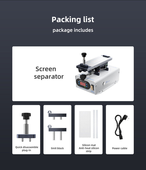 QIANLI - Universal Phone Screen Separator 7th Gen.