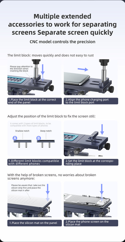 QIANLI - Universal Phone Screen Separator 7th Gen.