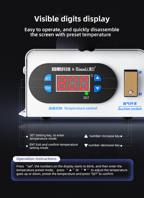 QIANLI - Universal Phone Screen Separator 7th Gen.