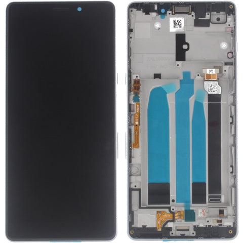 Sony Xperia L3 (L4312, L4332) LCD Display + Touchscreen + Frame - HQ31606847000/U50059231 - Silver