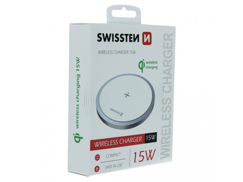 Swissten Wireless Charger - 22055505 - 15W - White