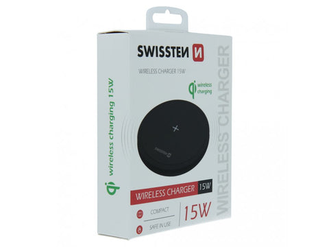 Swissten Wireless Charger - 22055504 - 15W - Black