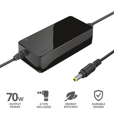Trust Primo Universal Laptop Charger 70W-19V