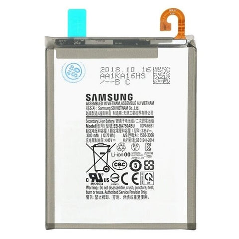Samsung SM-A750F Galaxy A7 2018/SM-A105F Galaxy A10/SM-M105F Galaxy M10 Battery EB-BA750ABU - 3300 mAh