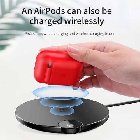 Baseus Wireless Charging Case For Airpods - Red