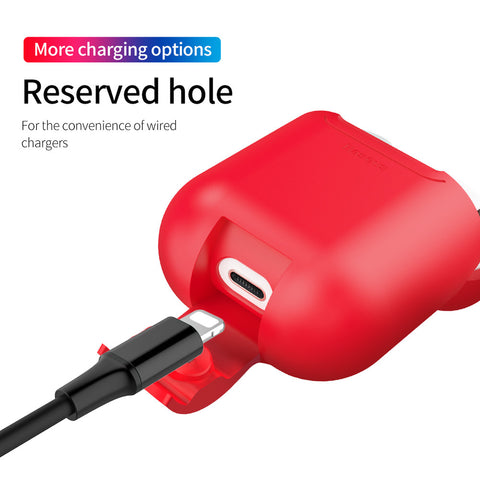Baseus Wireless Charging Case For Airpods - Red