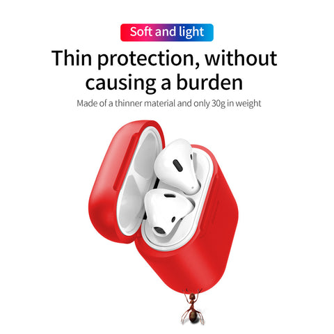 Baseus Wireless Charging Case For Airpods - Red