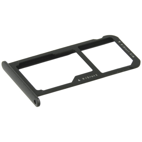 Huawei P8 Lite 2017 (PRA-LX1) Simcard holder + Memorycard Holder 51661CYH Black