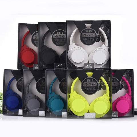 SH15 - Wireless Stereo Bluetooth Headphone - Pink