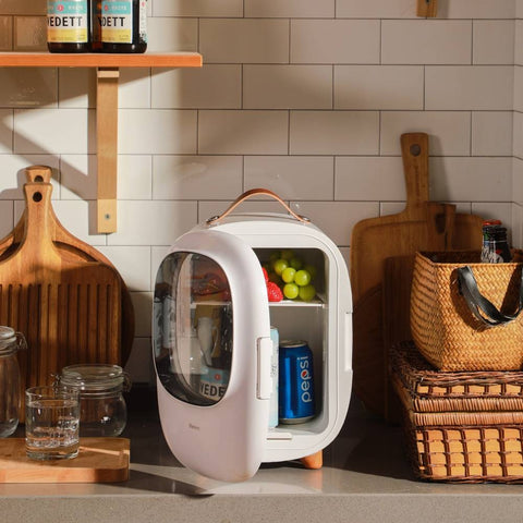 Baseus Home Refrigerator Zero Space, Heating and Cooling in Summer 8L, 220V/60W EU White