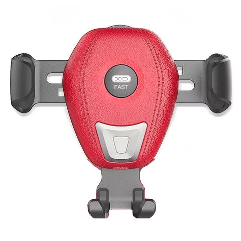 XO Wireless Fast in-Car Charger - WX009 - Red Leather