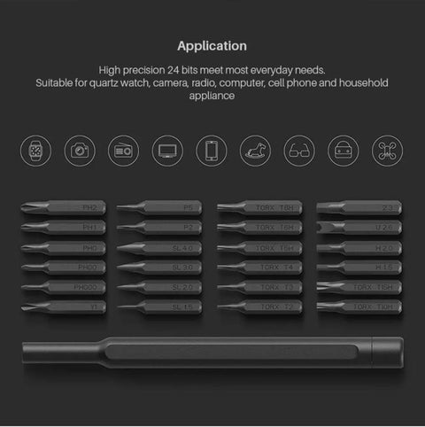 Xiaomi Mi X Wiha Precision Screwdriver - 24-in-1 - BHR4680GL