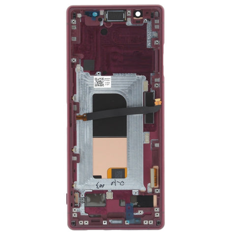 Sony Xperia 5 (J8210,J8270,J9210) LCD Display + Touchscreen + Frame 1319-9456 Red