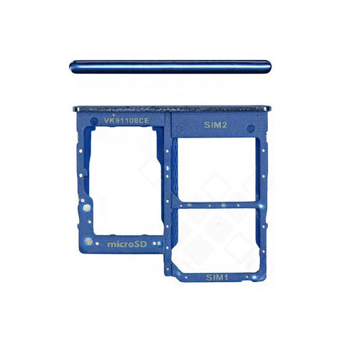 Samsung SM-A315F Galaxy A31 Simcard holder + Memorycard Holder GH98-45432D Blue