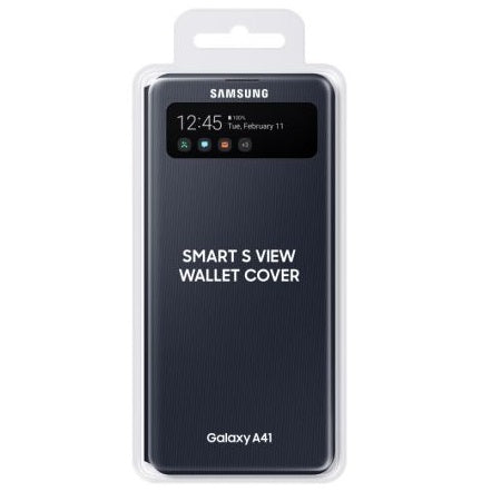 Samsung SM-A415F Galaxy A41 S View Wallet Cover EF-EA415PBEGEU - Black