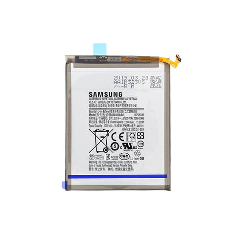 Samsung SM-A205F Galaxy A20/SM-A305F Galaxy A30/SM-A505F Galaxy A50/SM-A307F Galaxy A30s/SM-A507F Galaxy A50s Battery EB-BA505ABU 4000 mAh - GH82-19269A/GH82-19203A/GH82-21183A