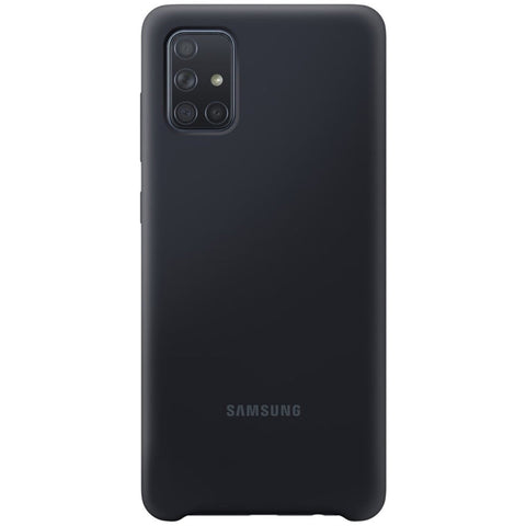 Samsung SM-A715F Galaxy A71 Silicone Cover EP-PA715TBEGEU - Black