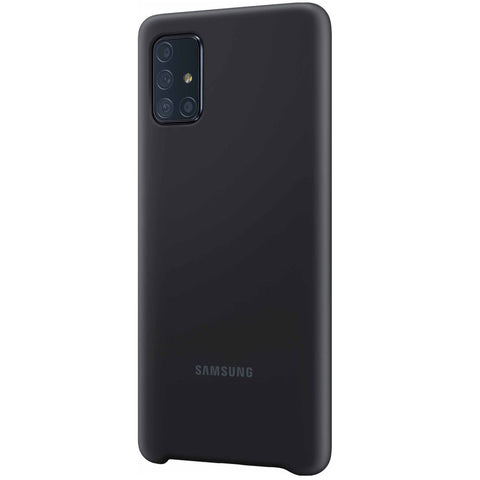 Samsung SM-A715F Galaxy A71 Silicone Cover EP-PA715TBEGEU - Black
