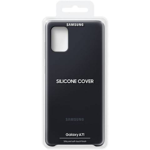 Samsung SM-A715F Galaxy A71 Silicone Cover EP-PA715TBEGEU - Black