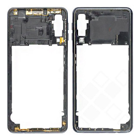 Samsung SM-A750F Galaxy A7 2018 Midframe GH98-43585A Black