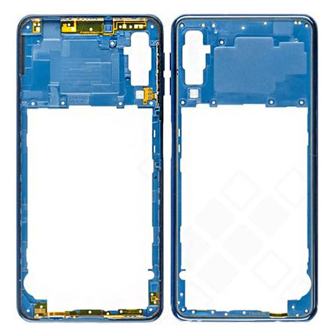 Samsung SM-A750F Galaxy A7 2018 Midframe GH98-43585D Blue