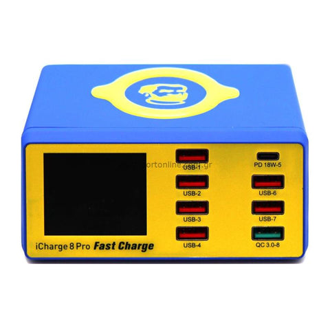 MECHANIC ICharge 8 Pro 8USB Smart Charge QC 3.0 Wireless