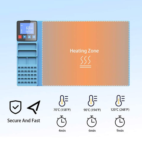 CPB320 - Big Heating Station for Tablet and Smartphone Screen Removal 380mm * 220mm
