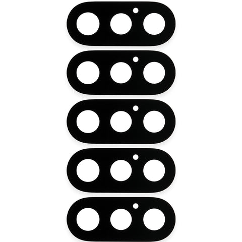 Apple iPhone XS/iPhone XS Max Camera Lens - 5 Pcs Set - Black