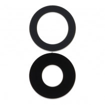 Apple iPad Pro 11 (2nd Gen - 2020)/iPad Pro (12.9) - (4rd Gen)/iPad Pro  2021 (12.9) - (5th Gen)/iPad Pro 11- 2021 (3rd Gen)/Pro 12.9 6th Gen. (2022)/Pro 11 4th Gen. (2022) Camera Lens - 2pcs one set - Black