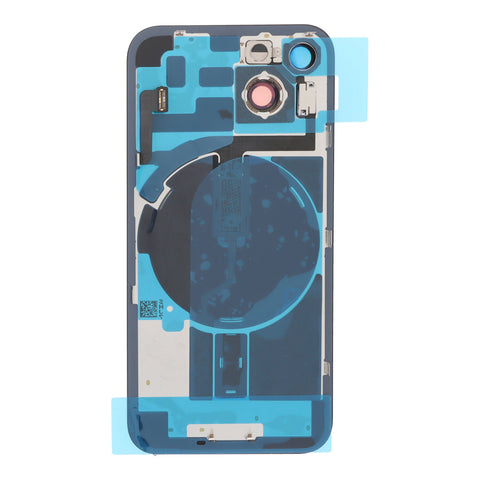 Apple iPhone 14 Backcover Glass - Pulled - Grade B - With Flash Light Flex + Magsafe Magnets + Wireless Charging Flex - Midnight Black