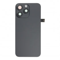 Apple iPhone 15 Pro Max Backcover Glass - Pulled - Flash Light Flex + Magsafe Magnets + Wireless Charging Flex - Black