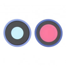 Apple iPhone 16/iPhone 16 Plus Camera Lens - With Lens Ring - 2pcs in one set - Ultramarine Blue