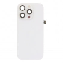 Apple iPhone 16 Pro Max Backcover Glass - With Flash Light Flex + Magsafe Magnets + Wireless Charging Flex - White