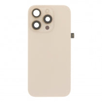 Apple iPhone 16 Pro Max Backcover Glass - Pulled - Flash Light Flex + Magsafe Magnets + Wireless Charging Flex - Gold