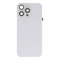 Apple iPhone 16 Pro Backcover Glass - With Flash Light Flex + Magsafe Magnets + Wireless Charging Flex - White